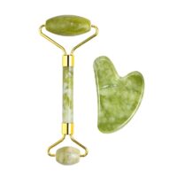 Jade Roller & Gua Sha Set – Facial Massage Tool for Skin Care & Relaxation