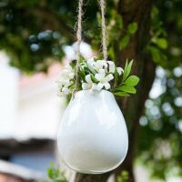 Mini Hanging Planter – Decorative Ceramic Plant Pot for Indoor & Outdoor Decor