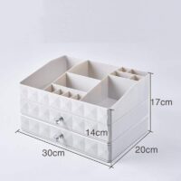 3-Layer Prism Storage Box – Multi-Compartment Organizer with Drawers for Home & Vanity