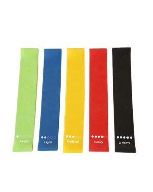 Resistance Bands Set – 5 Level Exercise Bands for Home Workout, Strength Training & Fitness