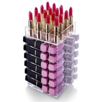 Revolving Lipstick Organizer – 360° Rotating Makeup Storage for Lipsticks & Cosmetics