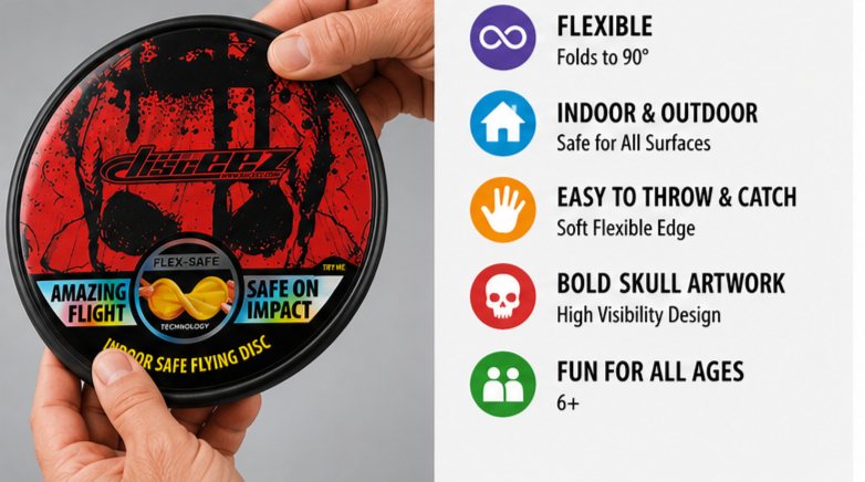Disceez Bad Omens flexible flying disc