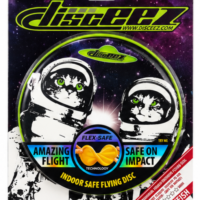 Disceez Future Cats Flexible Flying Disc – Indoor Safe Flyer