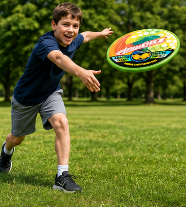 Colorful indoor safe flying disc