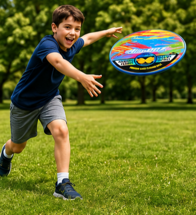 Paint Splatter indoor safe flying disc