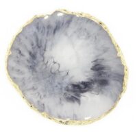 Agate Coaster – Luxury Marble Style Drink Coaster (Pink, White, Purple, Black)