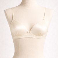 Whisper Satin & Lace Bra – Smooth Everyday Underwire Bra